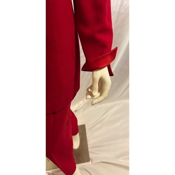 Christian Dior Red Wool Pants Suit - Picture 5 of 6